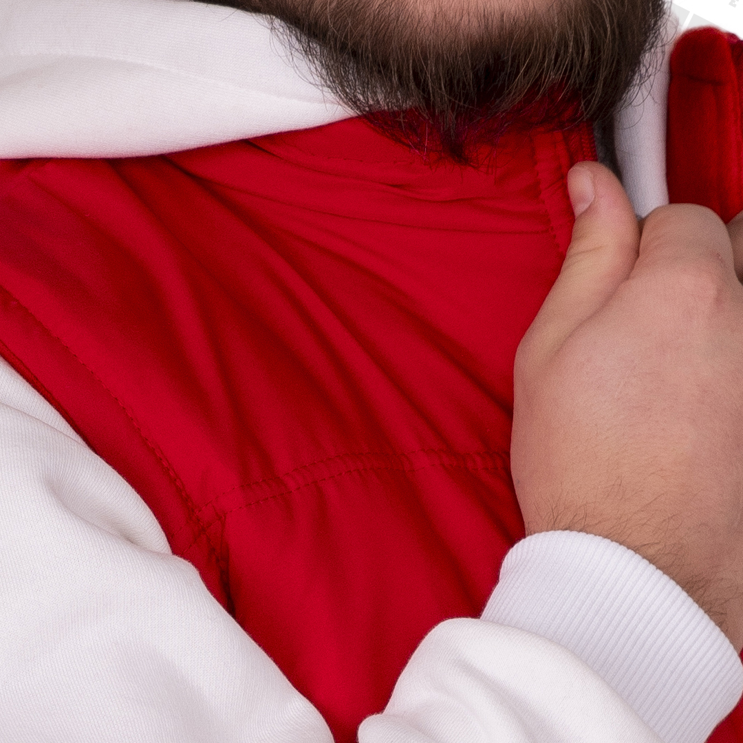 Basic  Anorak Yelek 3 Cepli Kırmızı