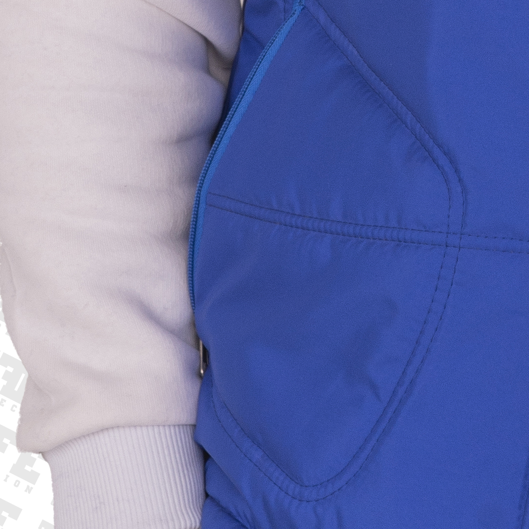 Basic  Anorak Yelek 3 Cepli Saks Mavi