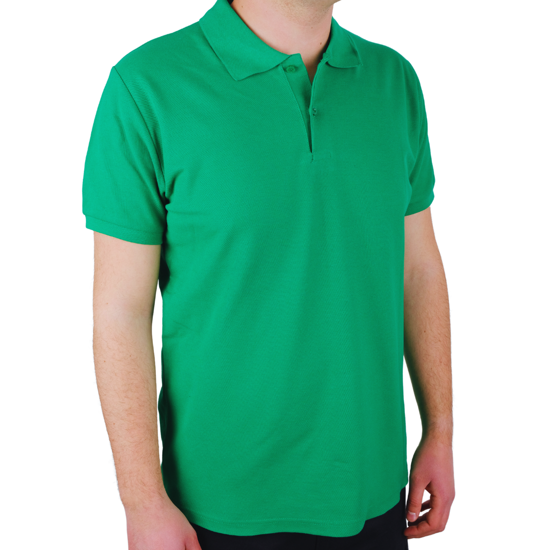 Baskılı Polo Yaka Tişört Premium Benetton Yeşili Baskılı Polo Yaka Tişört Premium Benetton Yeşili