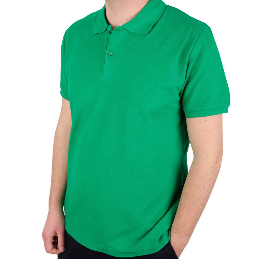 Baskılı Polo Yaka Tişört Premium Benetton Yeşili Baskılı Polo Yaka Tişört Premium Benetton Yeşili