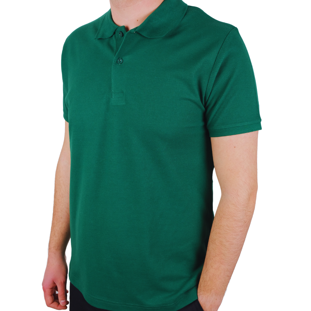 Baskılı Polo Yaka Tişört Premium Koyu Yeşil Baskılı Polo Yaka Tişört Premium Koyu Yeşil