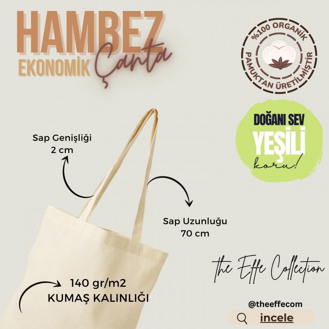 Hambez Çanta  Ekonomik 35x40 Cm