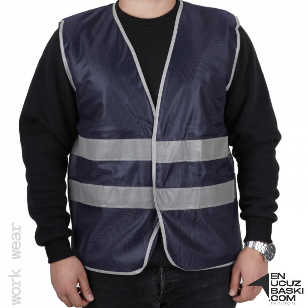 İkaz Yeleği İşçi Lacivert