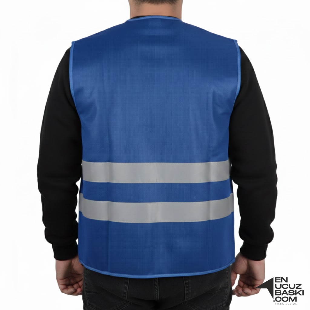 İkaz Yeleği İşçi Saks Mavi İkaz Yeleği İşçi Saks Mavi