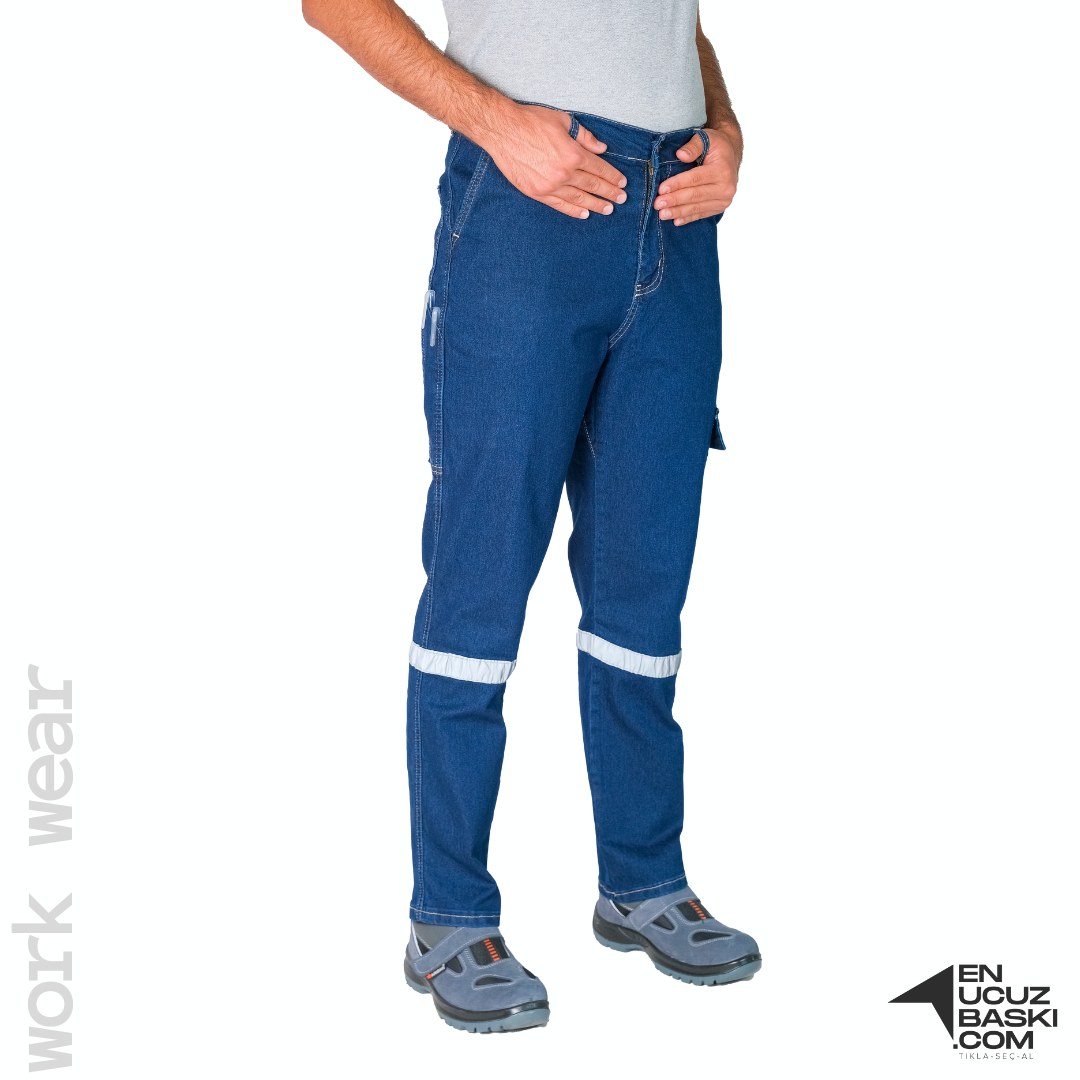 İş Pantolonu Likralı Kot - İş Kıyafeti