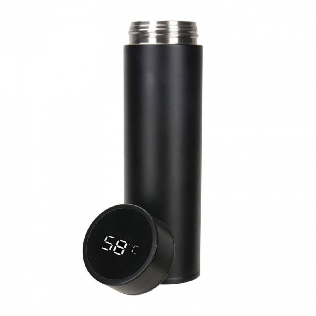 Logo Baskılı Beyşehir Siyah 500 ml Dereceli Termos Logo Baskılı Beyşehir Siyah 500 ml Dereceli Termos