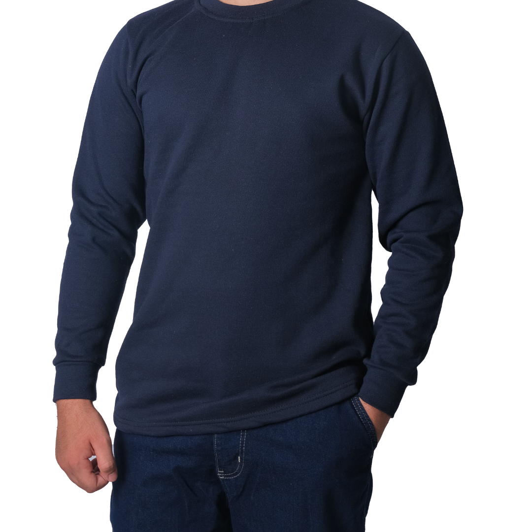 Baskılı Sıfır Yaka Sweat Lacivert Baskılı Sıfır Yaka Sweat Lacivert