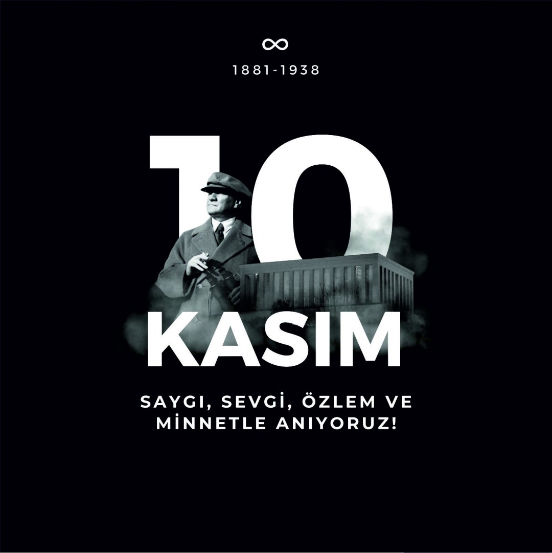 Sıfır Yaka Tişört Çocuk 10 Kasım Atatürk Baskılı Model 05