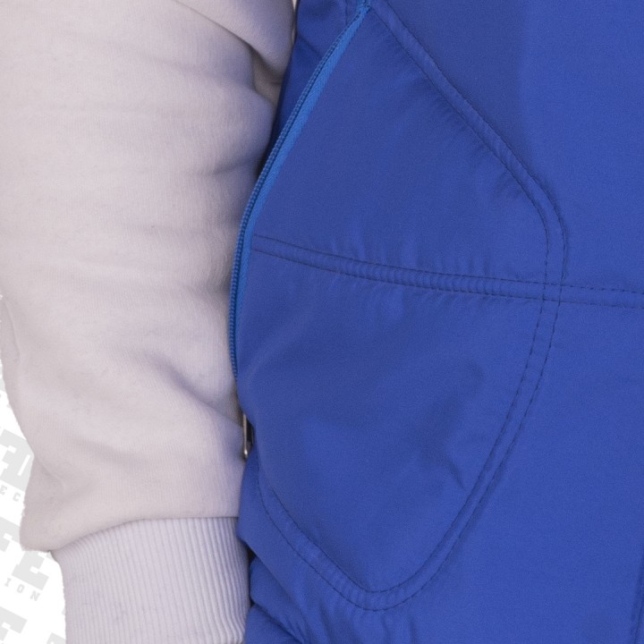 Basic  Anorak Yelek 3 Cepli Saks Mavi