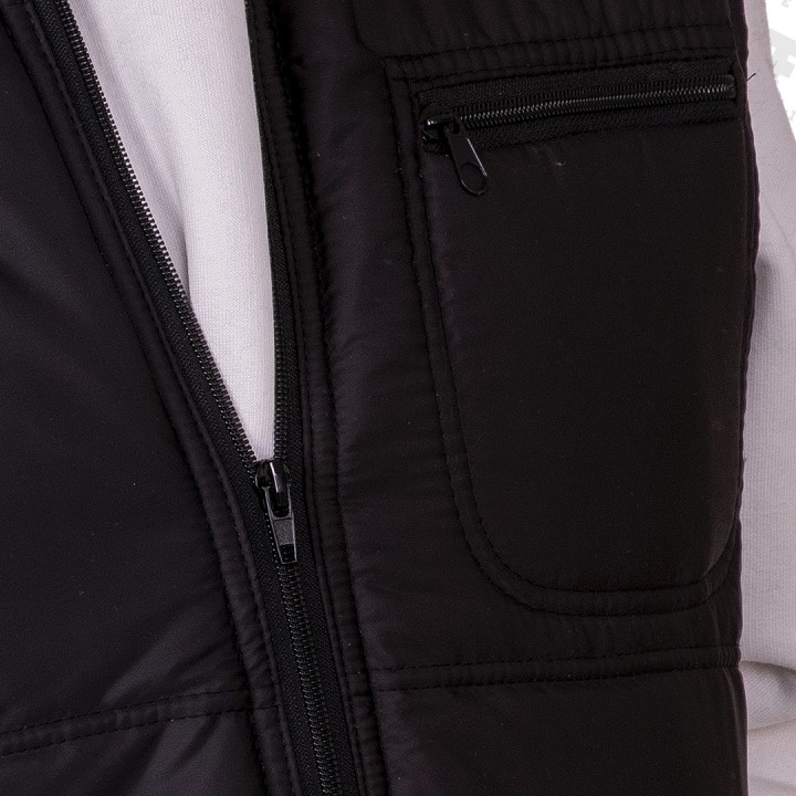 Basic  Anorak Yelek 3 Cepli Siyah