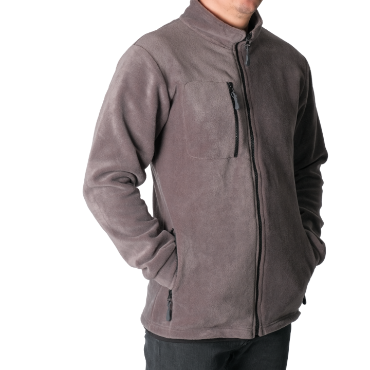 Baskılı Basic Polar Mont 3 Cepli Gri