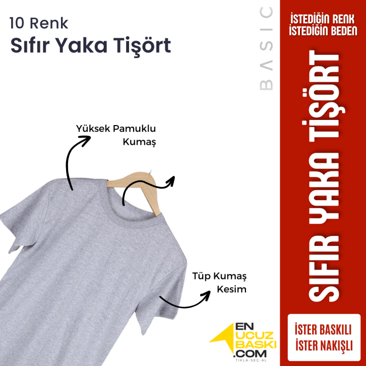 Baskılı Sıfır Yaka Company Tişört Yeşil