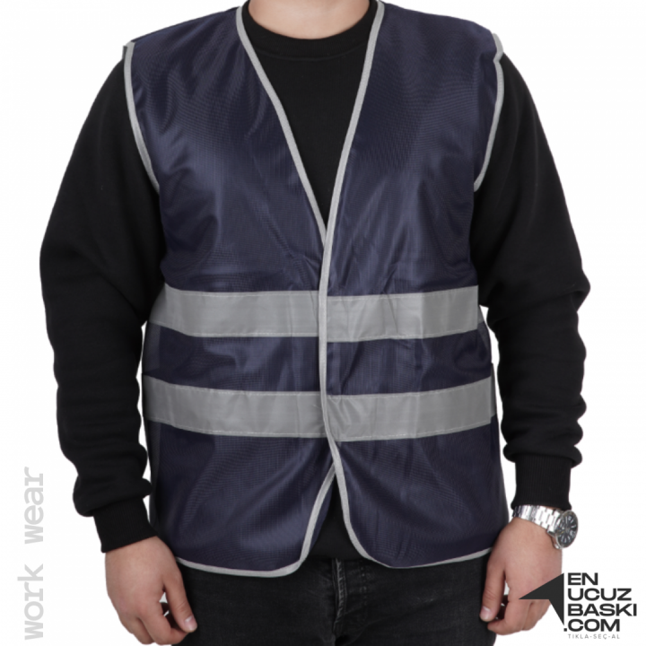 İkaz Yeleği İşçi Lacivert