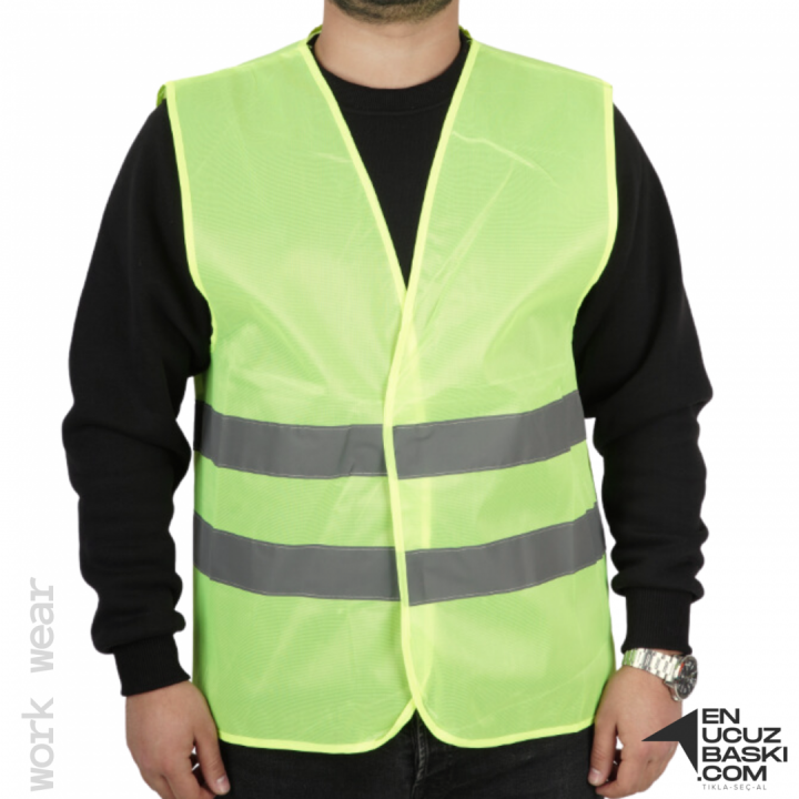 İkaz Yeleği İşçi Sarı