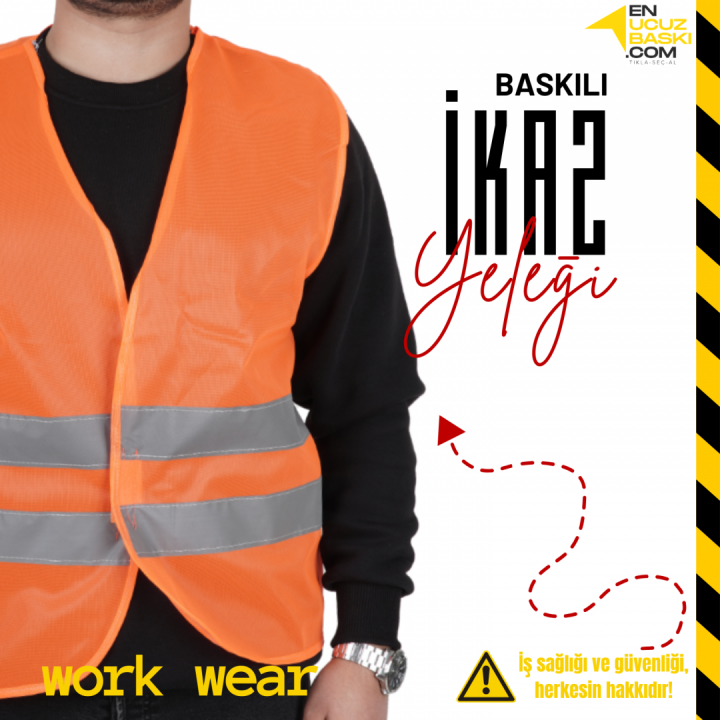 İkaz Yeleği İşçi Turuncu