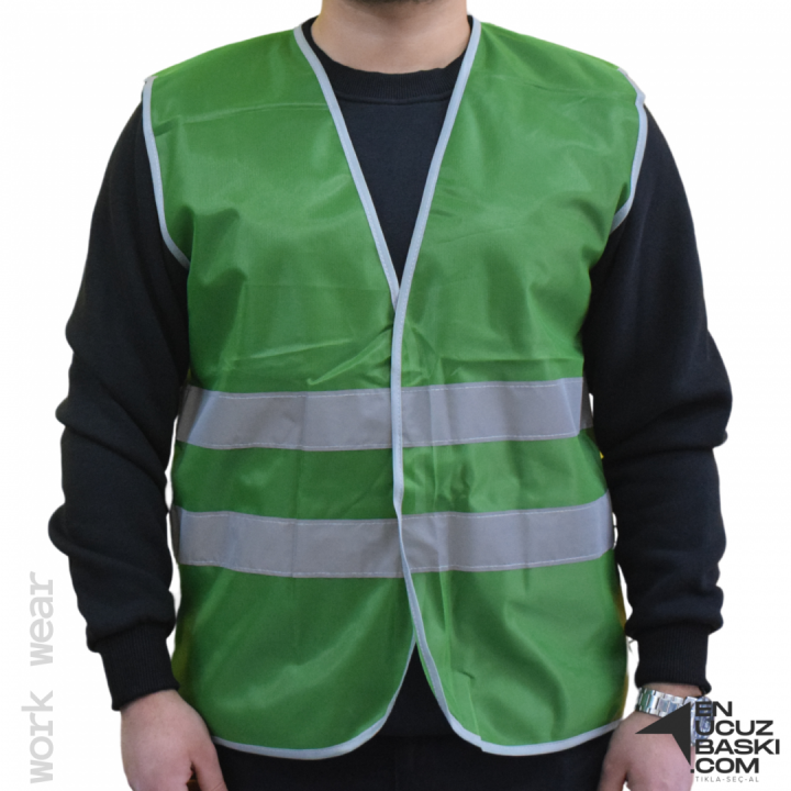 İkaz Yeleği İşçi Yeşil