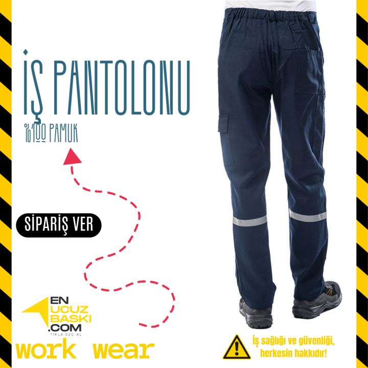 İş Pantolonu Lacivert - İş Kıyafeti