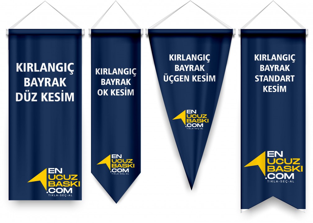 Kırlangıç Bayrak (75x200 Cm) (2 Adet)