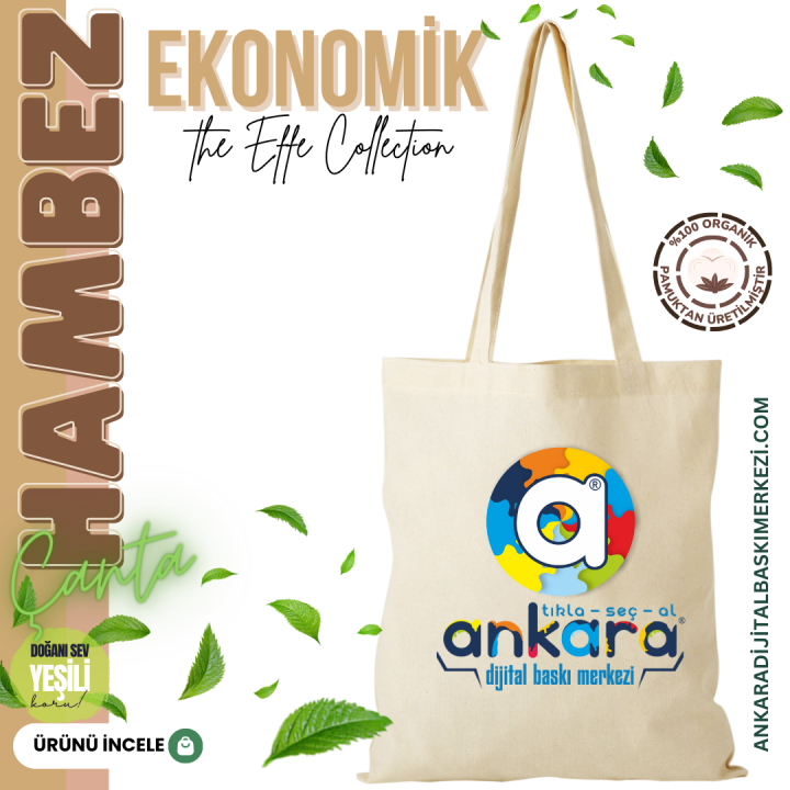 Tek Taraf Baskılı Sırt Çantası 35x40 Cm ( 10 Adet) / Promosyon