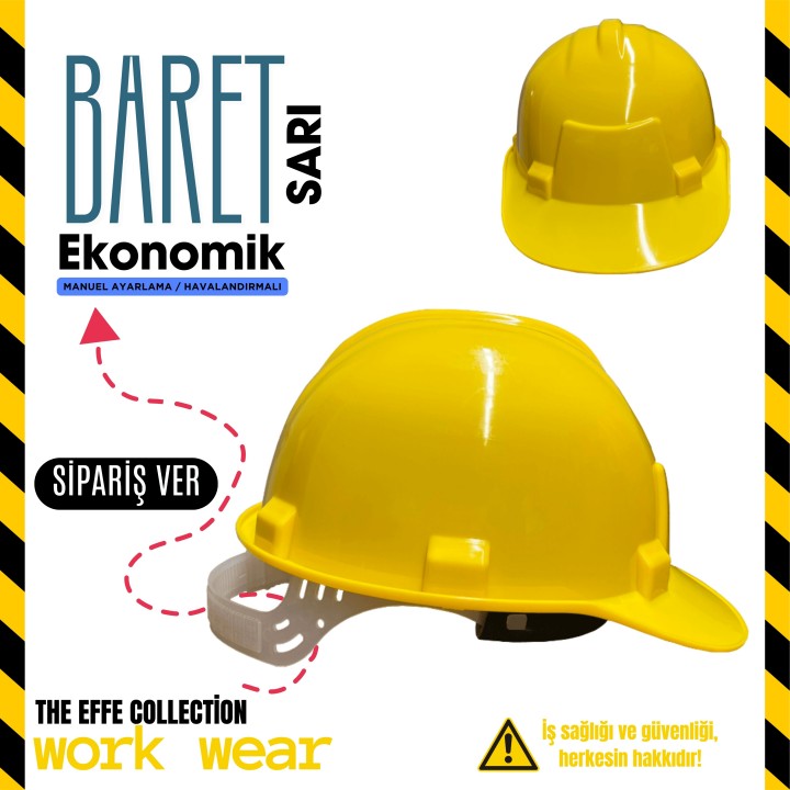 Work Wear Mühendis Baret / Sarı